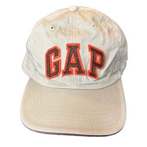 GAP Kids Baseball Cap Hat Khaki Tan Orange Brown Size S/M